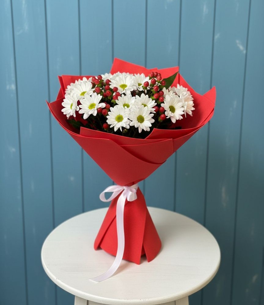 Букет цветов из: Хризантемы в Нешукае