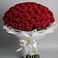 Букет 101 Красная роза Блэк Мэджик в Нешукае