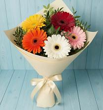 Букет цветов из:  Герберы #REPLACE_PRED# Нешукае