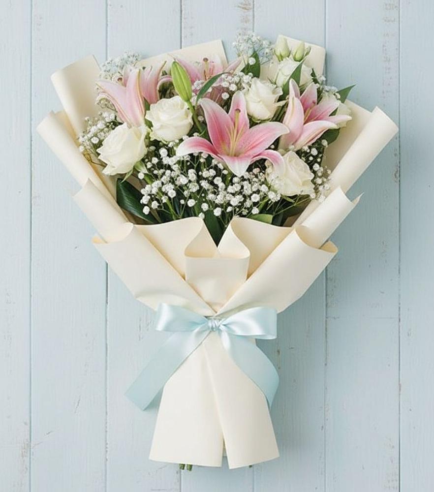 Букет цветов из: Лилии в Нешукае