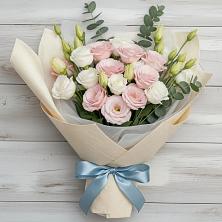 Букет цветов из:  Лизиантусы в Нешукае