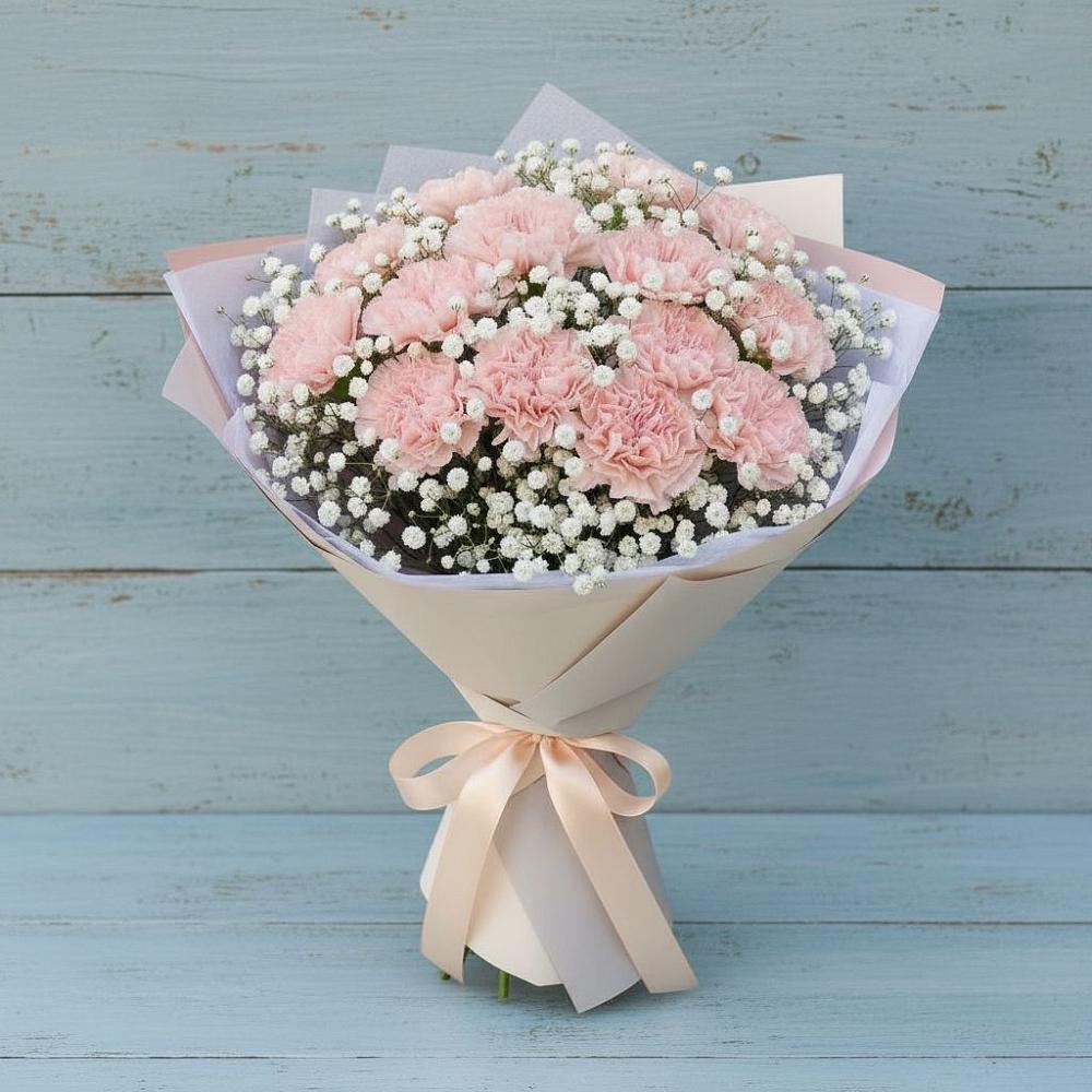 Букет цветов из: Гвоздики в Нешукае