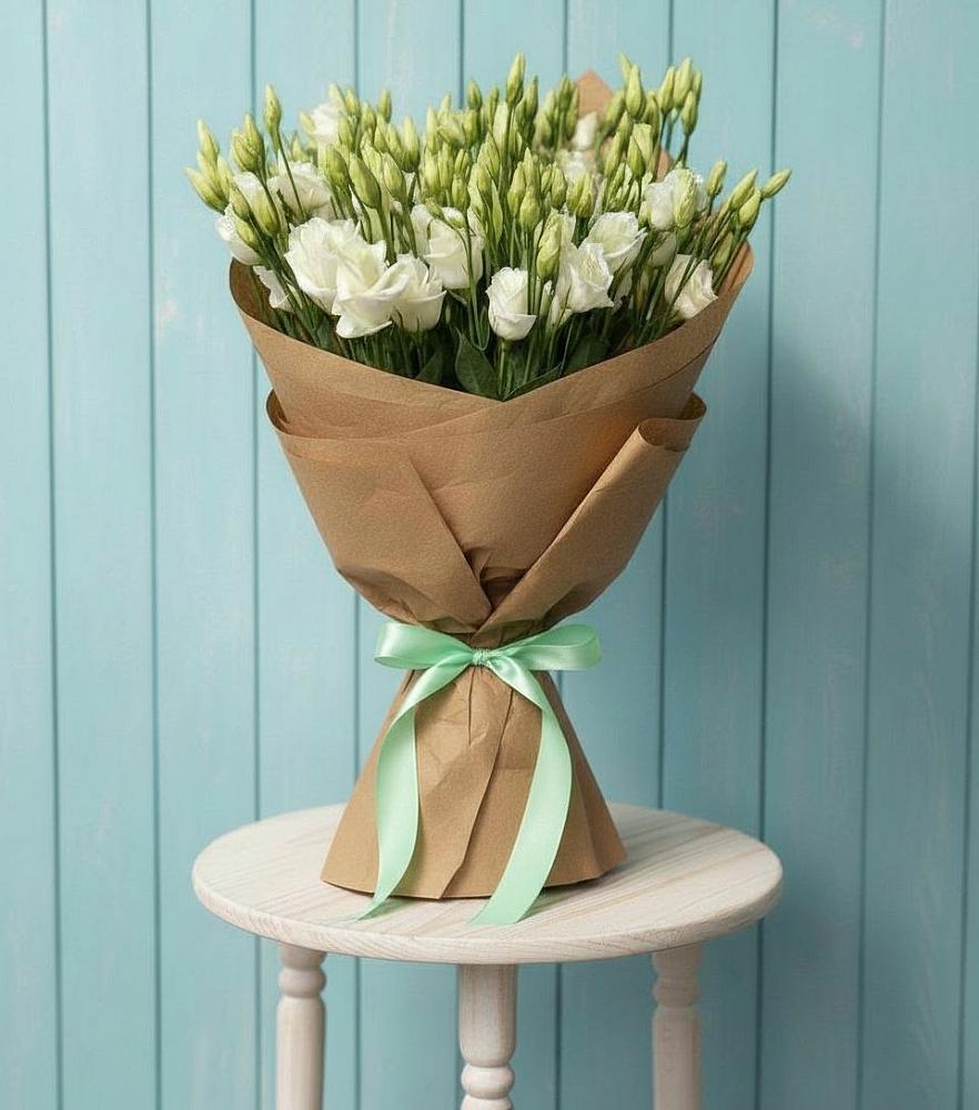 Букет цветов из: Лизиантусы в Нешукае