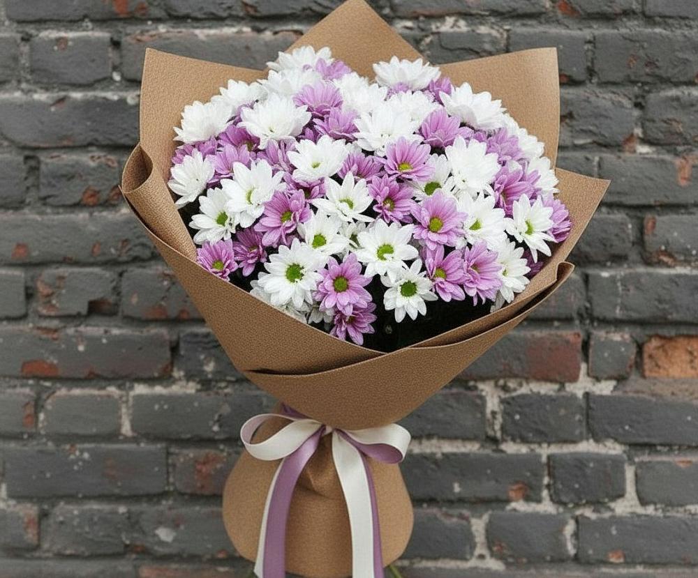 Букет цветов из: Хризантемы в Нешукае