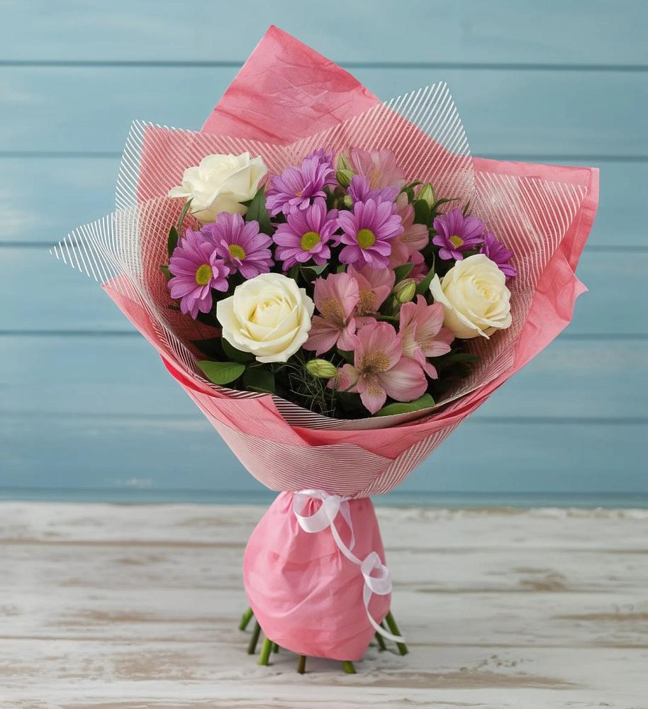 Букет цветов из: Герберы в Нешукае