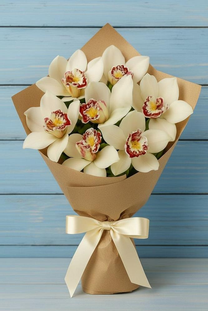 Букет цветов из: Орхидеи и Розы в Нешукае