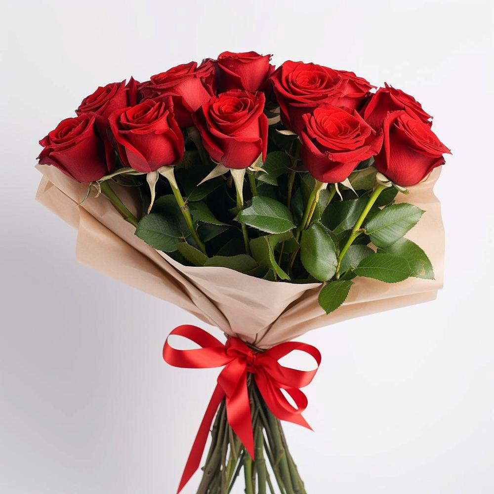 Букет 11 Красных роз Эдлесс Лав в Нешукае